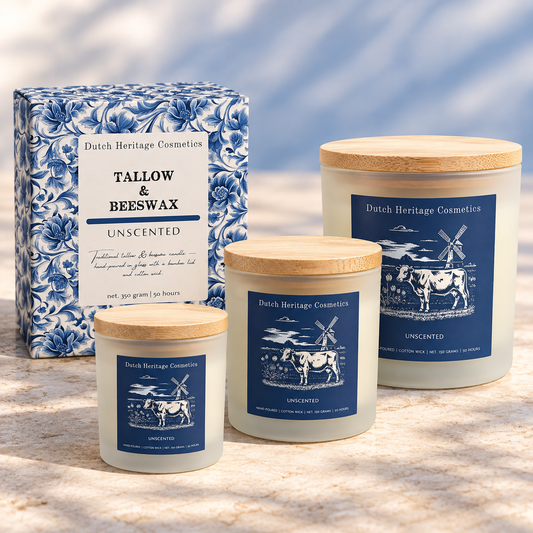 Tallow & Bijenwas Kaars, geurloos