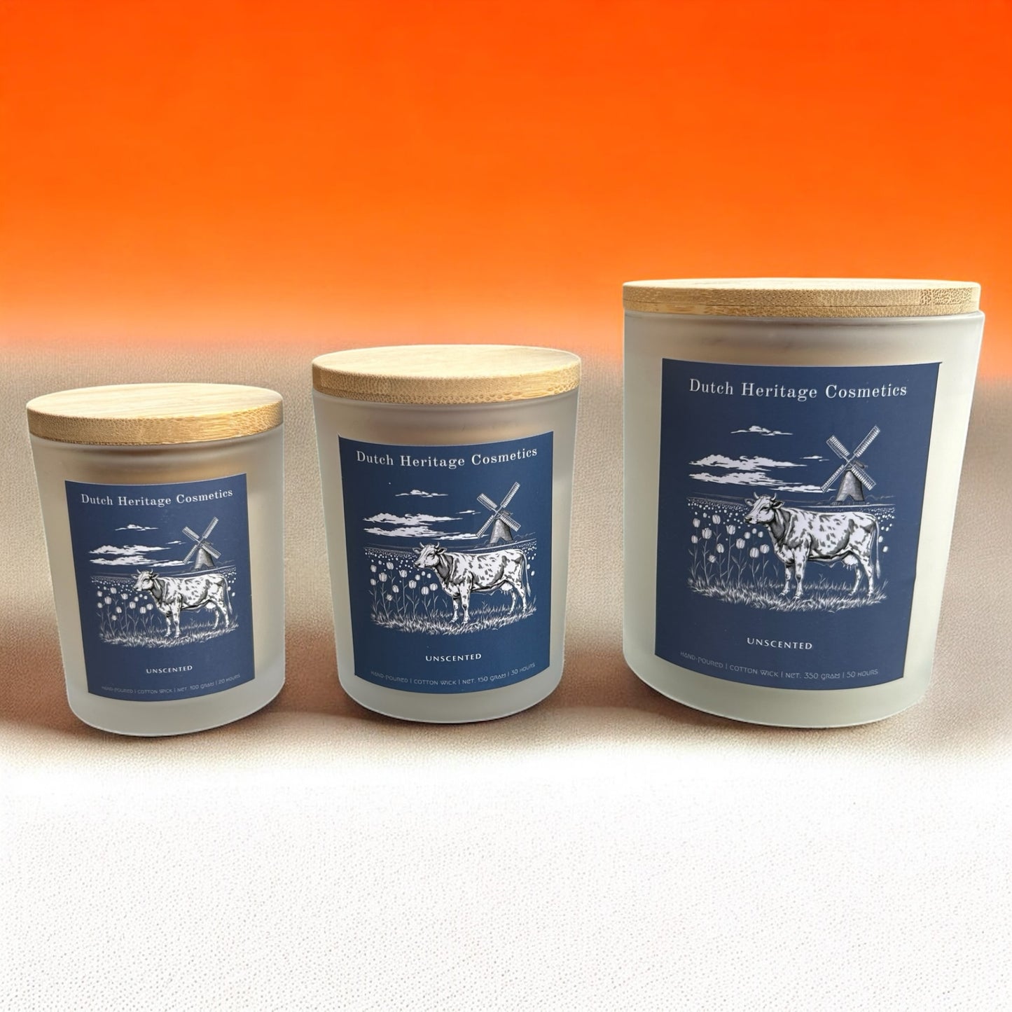 Tallow & Bijenwas Geurloze Kaars