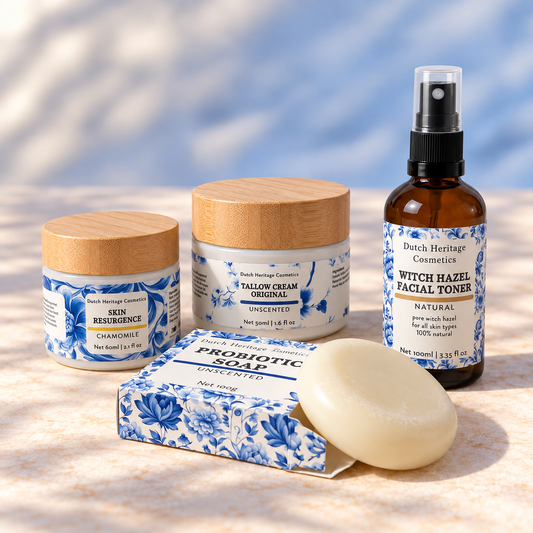 Set voor Rode & Jeukende Huid, tallow verzorging